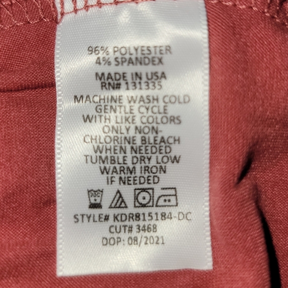 NEW NWT Dia&Co Socialite Blush Abella Long -Sleeved Ruched Dress Sz 2XL - Picture 3 of 4